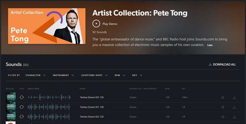 Pete Tong chooses sounds by New Loops