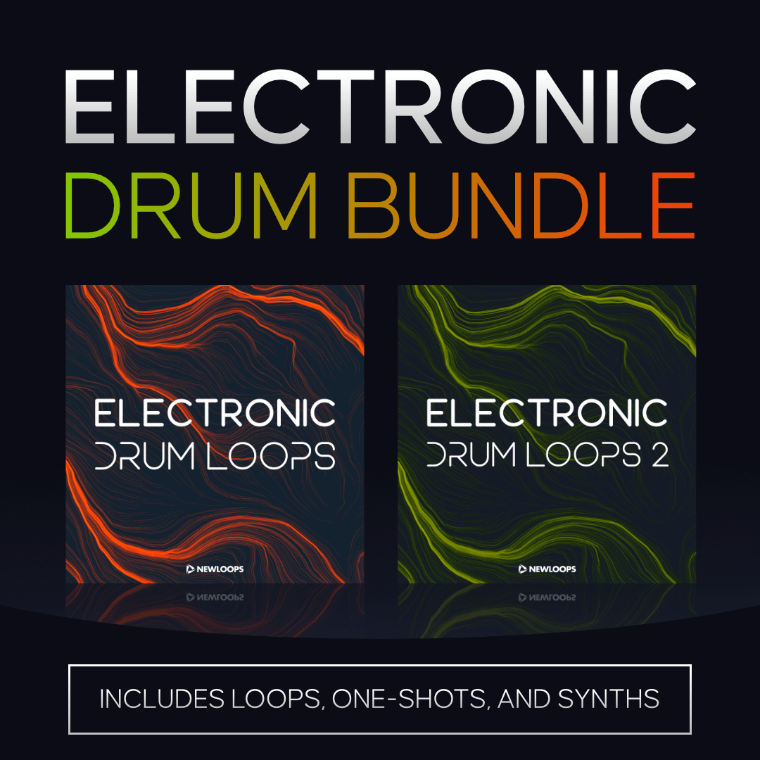 Electronic Drum Loops Bundle (Loops and One - Shots) - New Loops