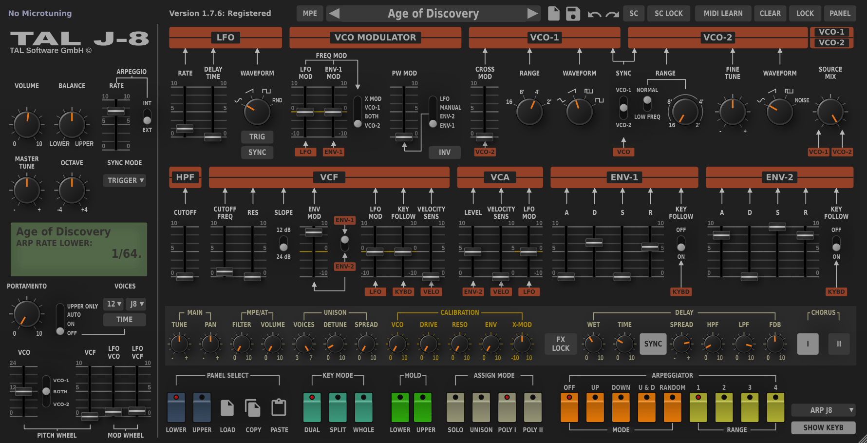 Stardust - TAL J - 8 Presets - New Loops