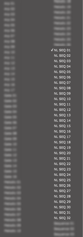 New Loops - Thorn Sequences 1 - Thorn Presets List View