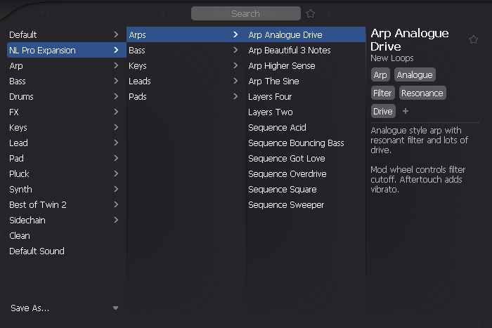 Twin 3 Pro Expansion - 80 FabFilter Twin 3 Presets - New Loops
