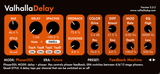 Valhalla Creative Delays preset collection showing RichPitch Mode and professional delay processing options