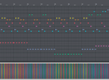 Dune Midi Sequences 1  Dune 3 Presets and Midi Files showing a midi sequence in a DAW