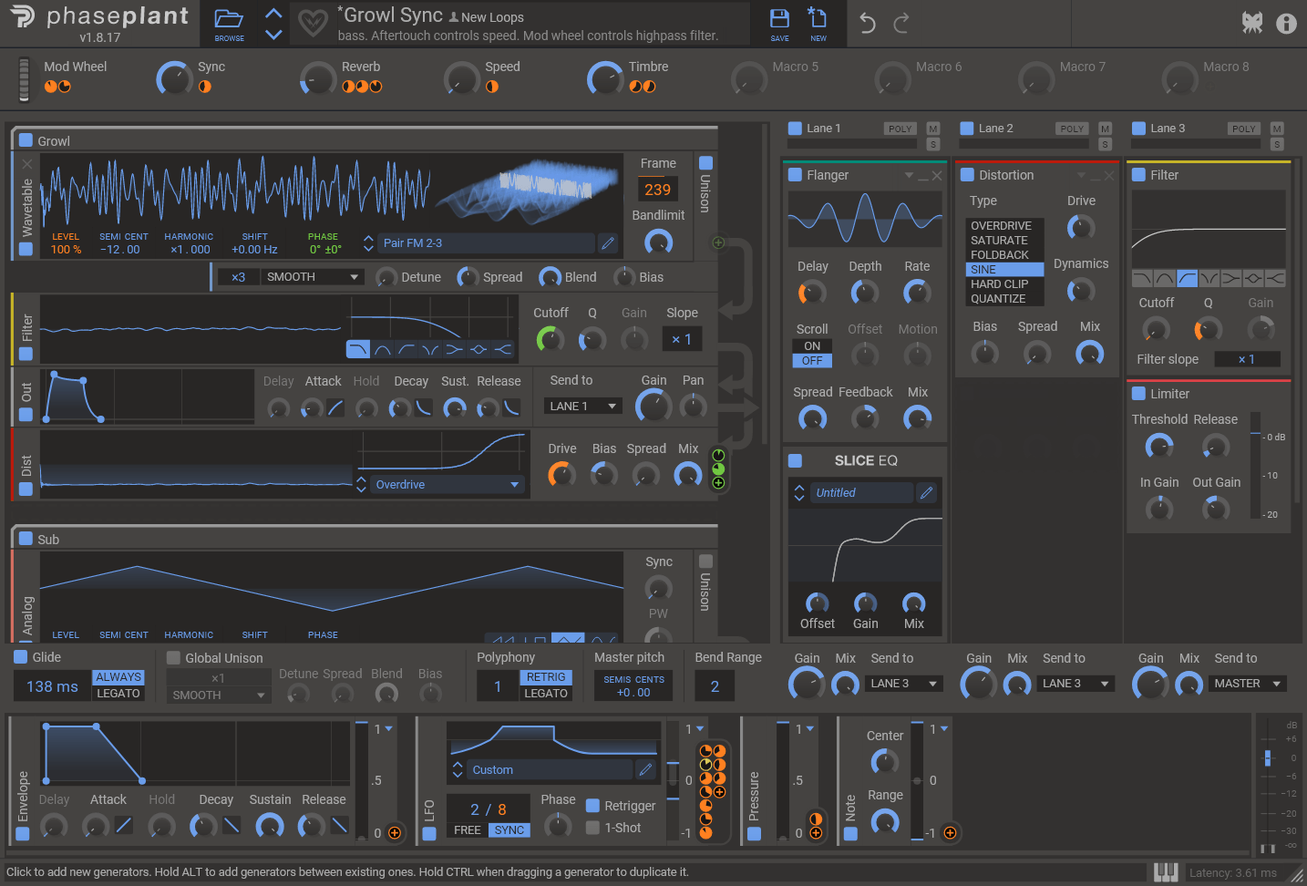Phase Plant Bass Expansion (Kilohearts Phase Plant Presets) - New Loops