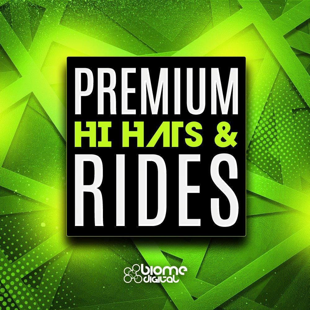 Premium Hi Hats and Rides (Drum Samples) - New Loops