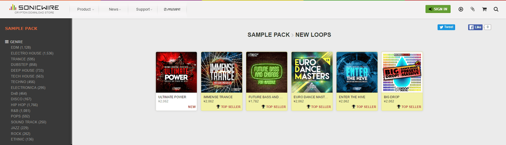 New Loops - Best Sellers on Sonicwire.com