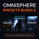 New Loops Omnisphere Presets Bundle with three product images on a dark background
