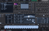 A screenshot of the Avenger 2 virtual instrument software interface by Vengeance, featuring dark gray panels, knobs, waveforms, and sliders.