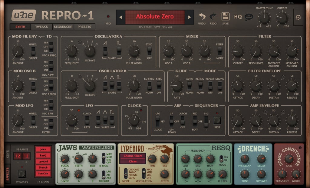Repro Select Repro Presets Bundle - Over 200 Presets for U-he Repro – New Loops